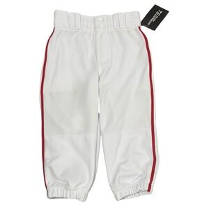 NWT Team Express Kids:Youth Baseball Pants Knickers w/ Red Stripes-size small